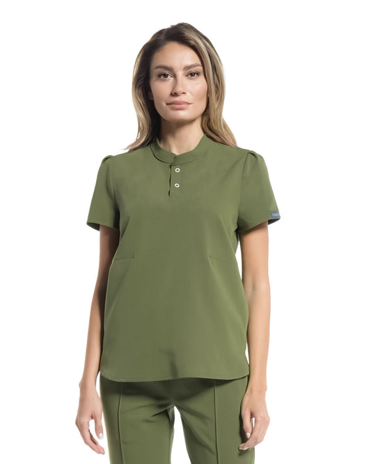 Bluza medicala FRIDA olive - 1zero1.ro