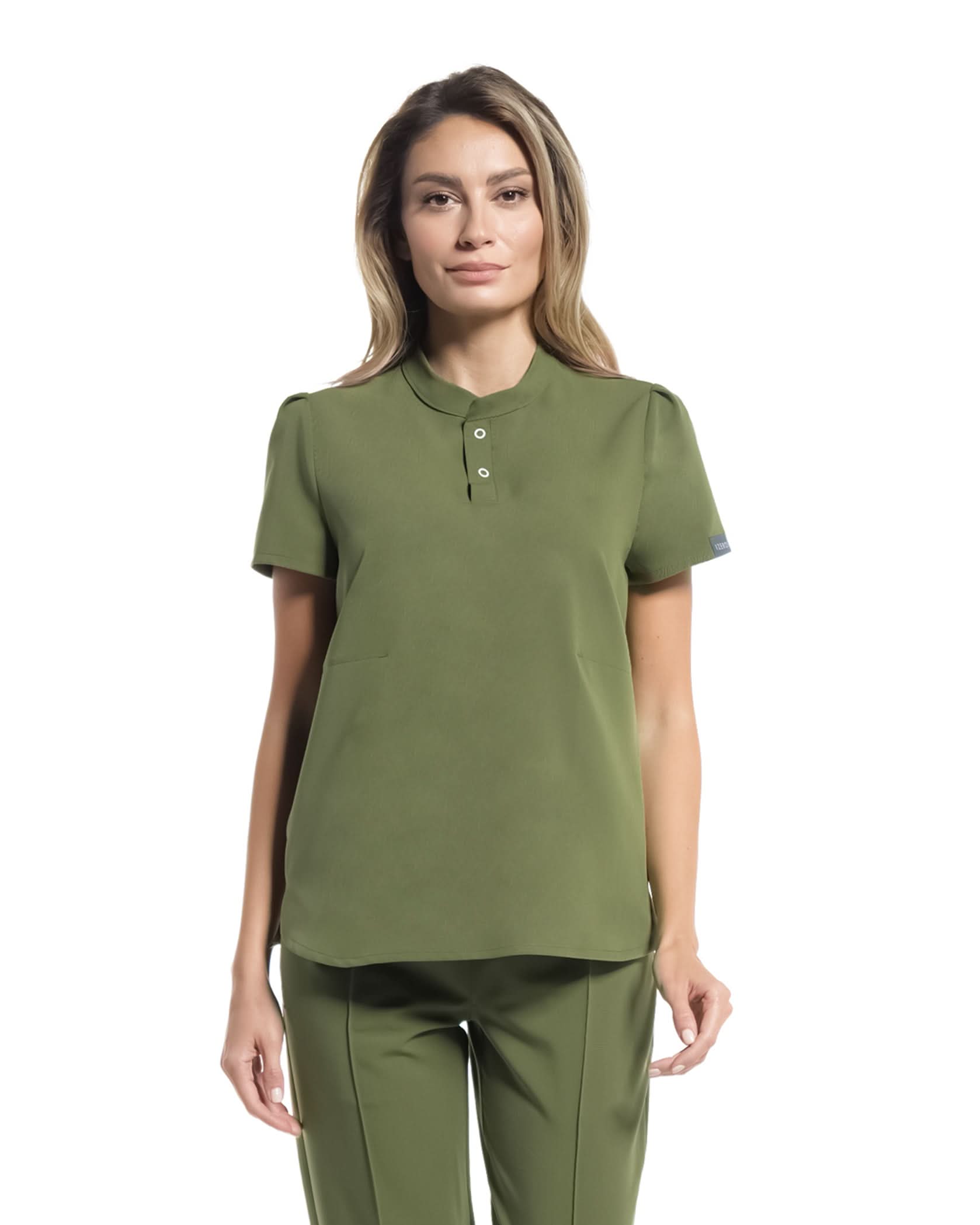 Bluza medicala FRIDA olive - 1zero1.ro