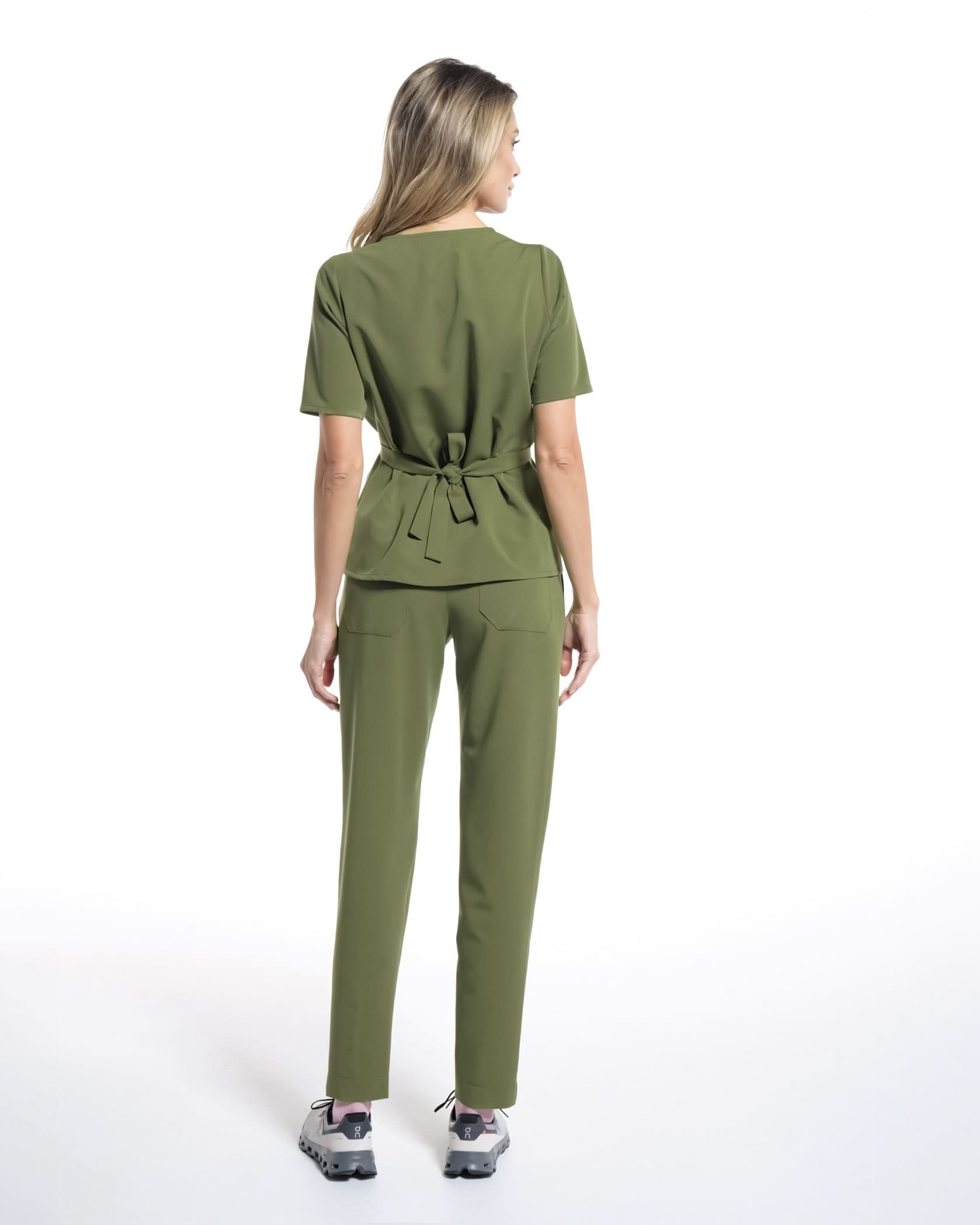 Bluza medicala THALYA olive - 1zero1.ro