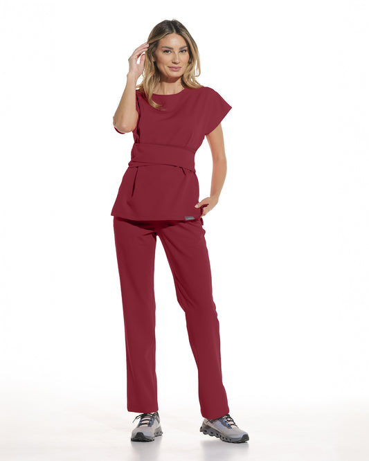 Bluza medicala CELESTE bordo