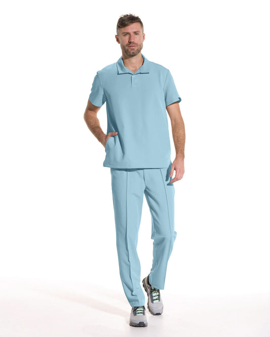Bluza medicala barbati COS blue - 1zero1.ro