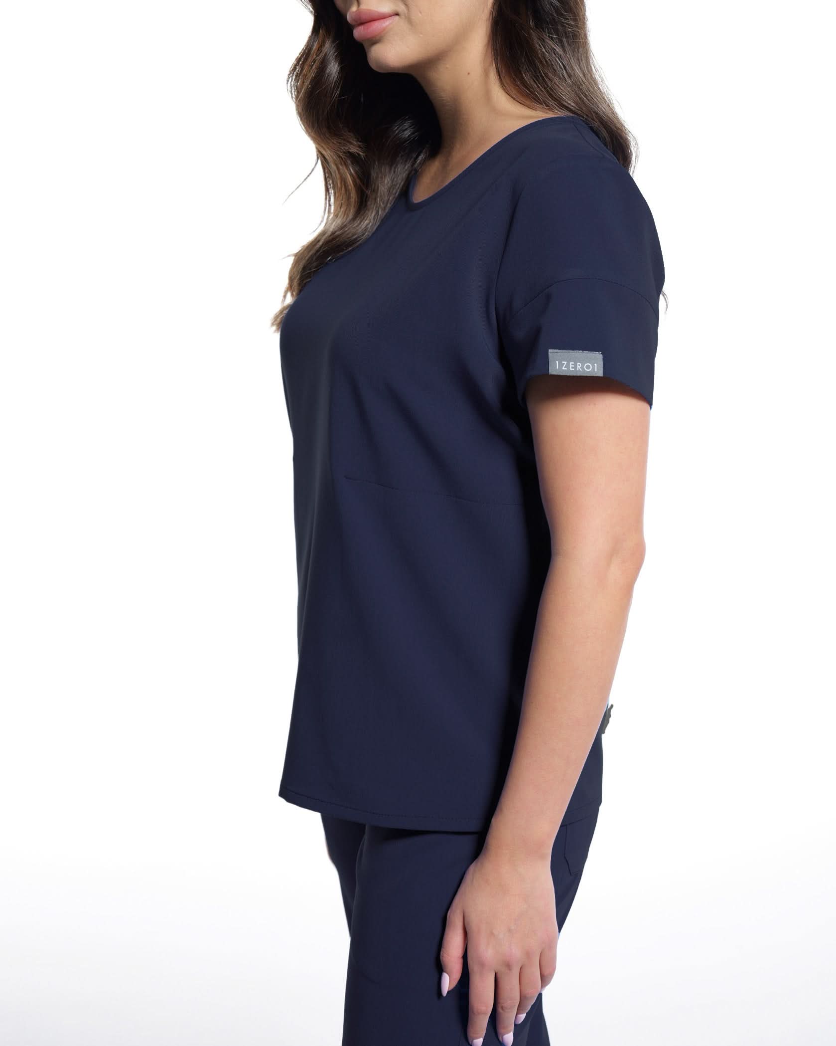 Bluza medicala AMBRA bleumarin - 1zero1.ro