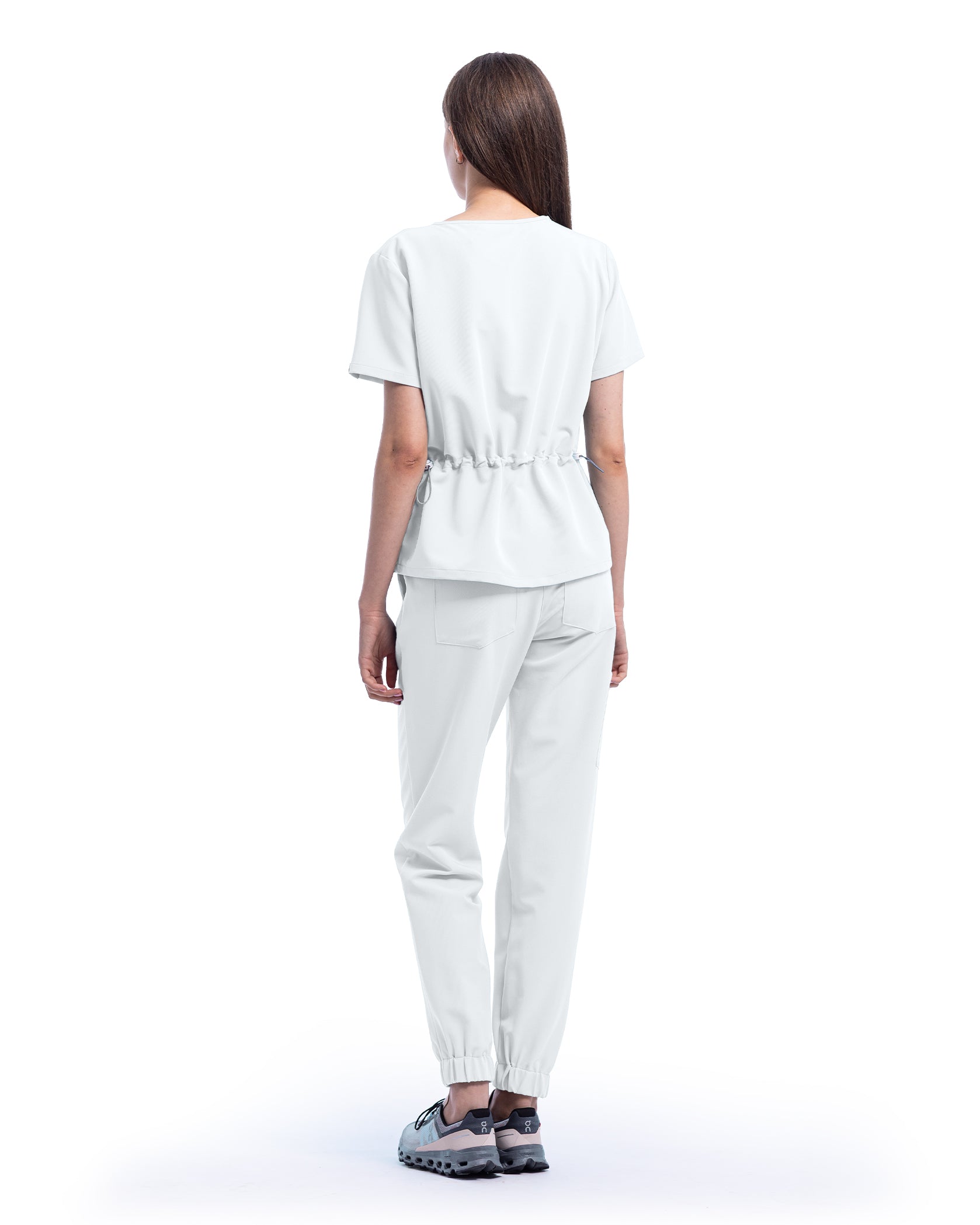 Costum medical ACTIVE Alb - Imagine 6