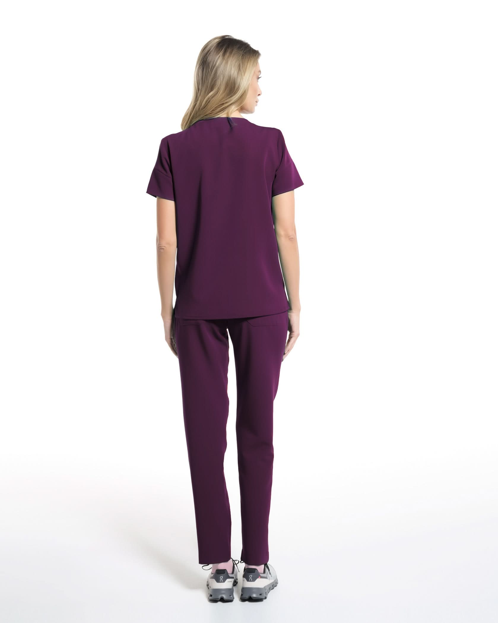 Bluza medicala AMBRA plum - 1zero1.ro