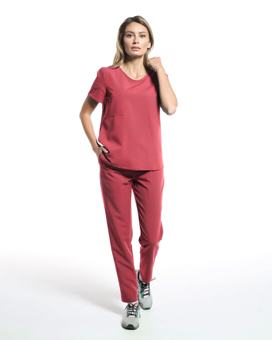 Bluza medicala AMBRA salmon - 1zero1.ro