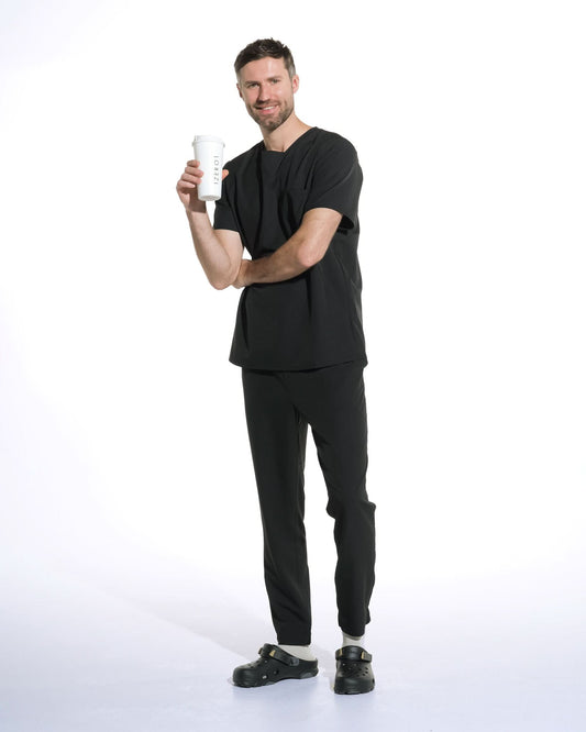 Pantaloni medicali RIZZ negru