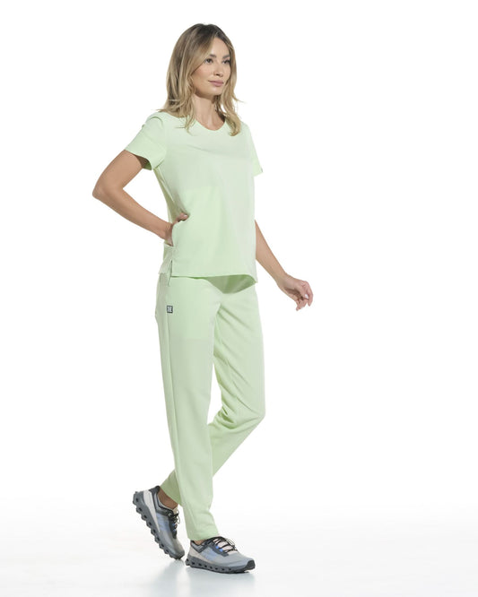 Bluza medicala AMBRA matcha - 1zero1.ro