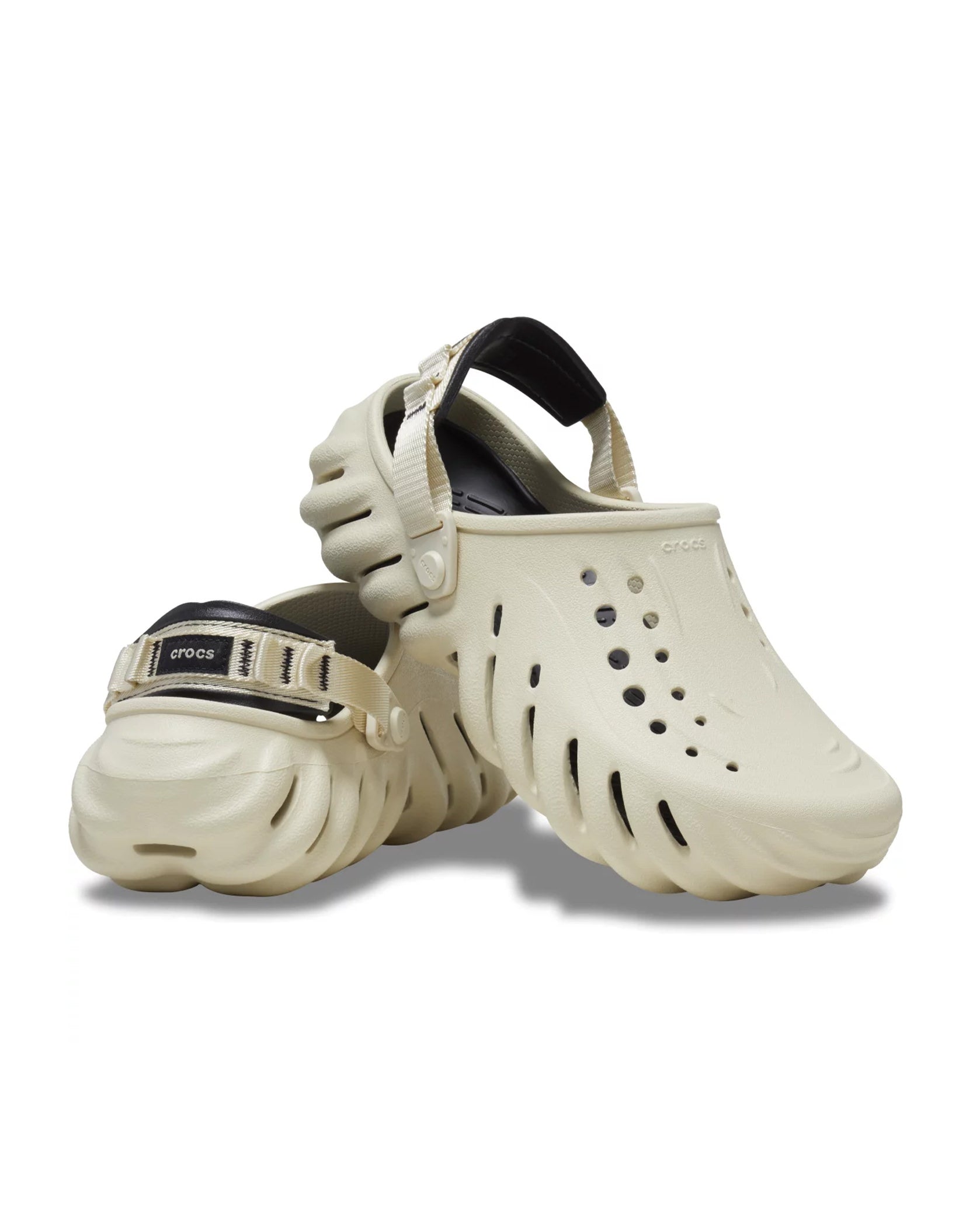 CROCS ECHO Bone Clogs - Detail Nahaufnahme