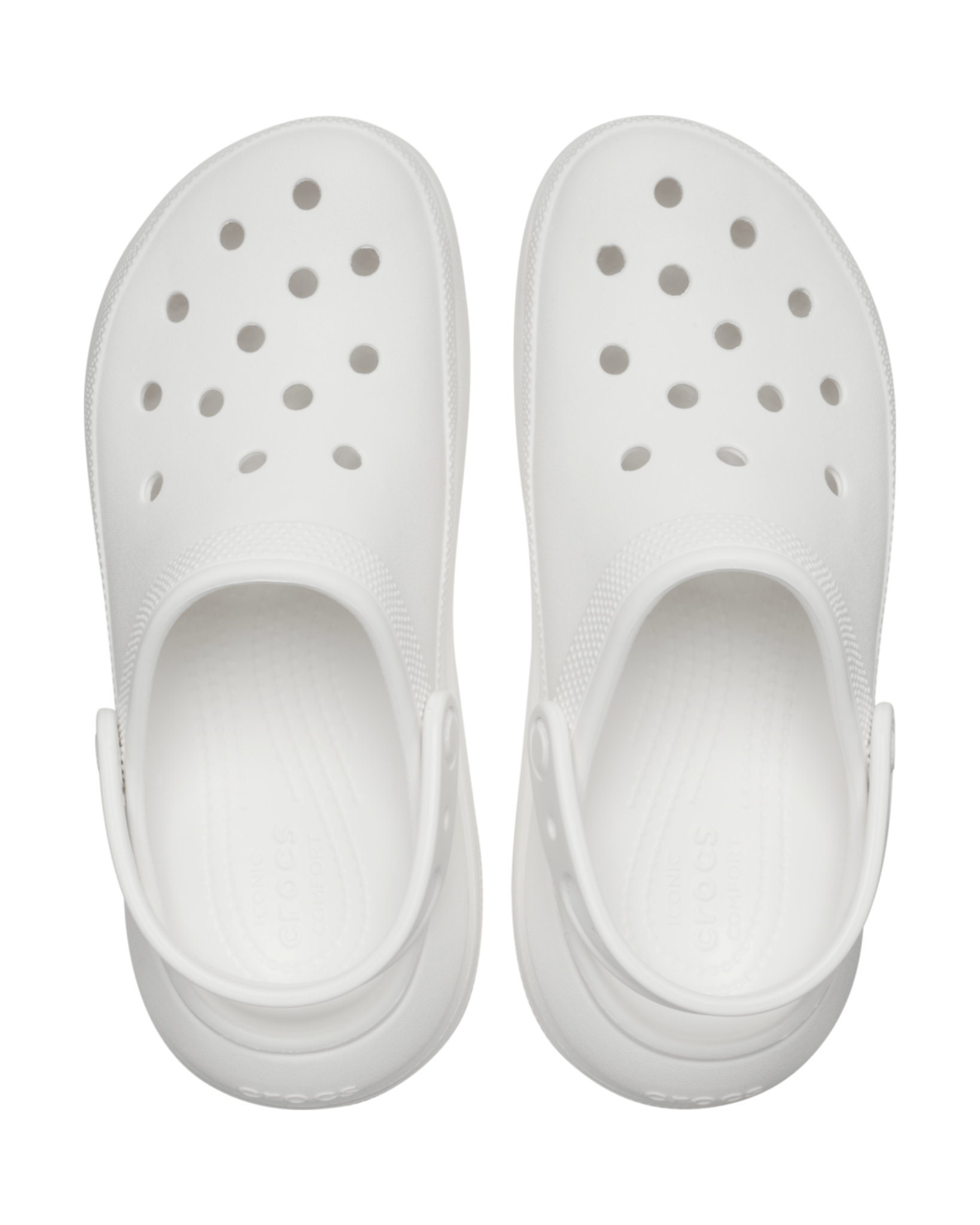 Saboti CROCS CLASSIC CRUSH White - 1zero1.ro