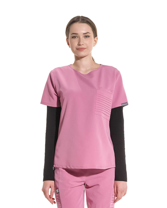 Bluza medicala NEVIA rose dust - 1zero1.ro