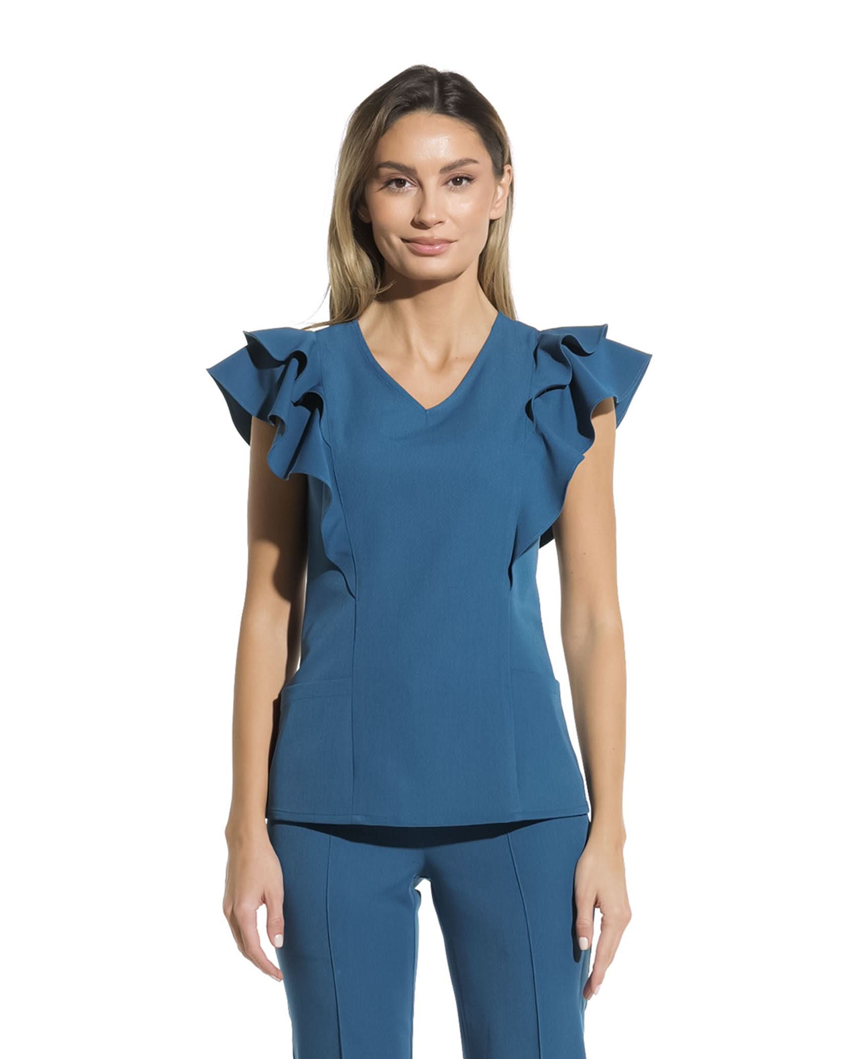 Bluza medicala AVRA marine - 1zero1.ro