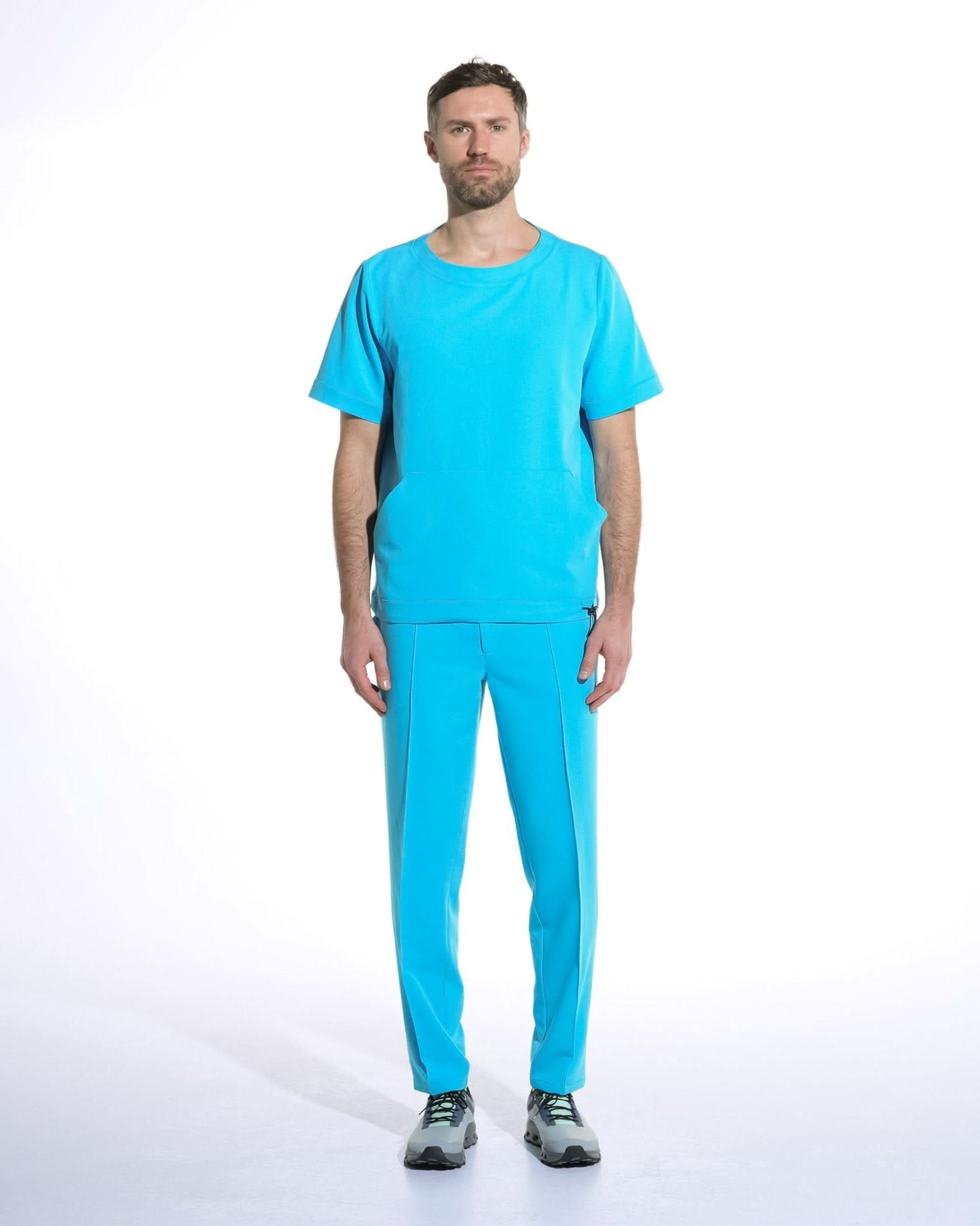 Bluza medicala barbati EVER acvamarin - 1zero1.ro