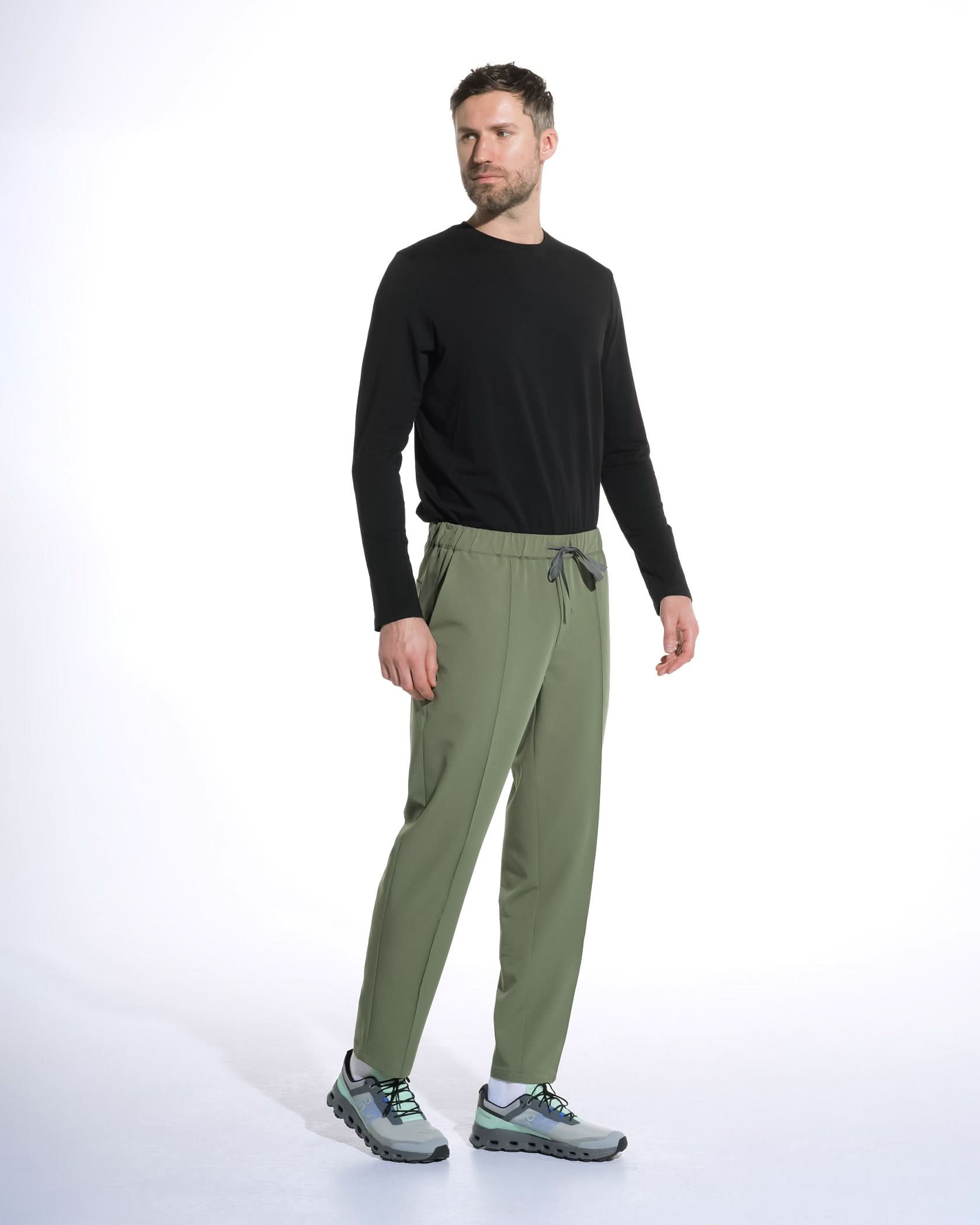 Pantaloni medicali barbati NORM olive - 1zero1.ro