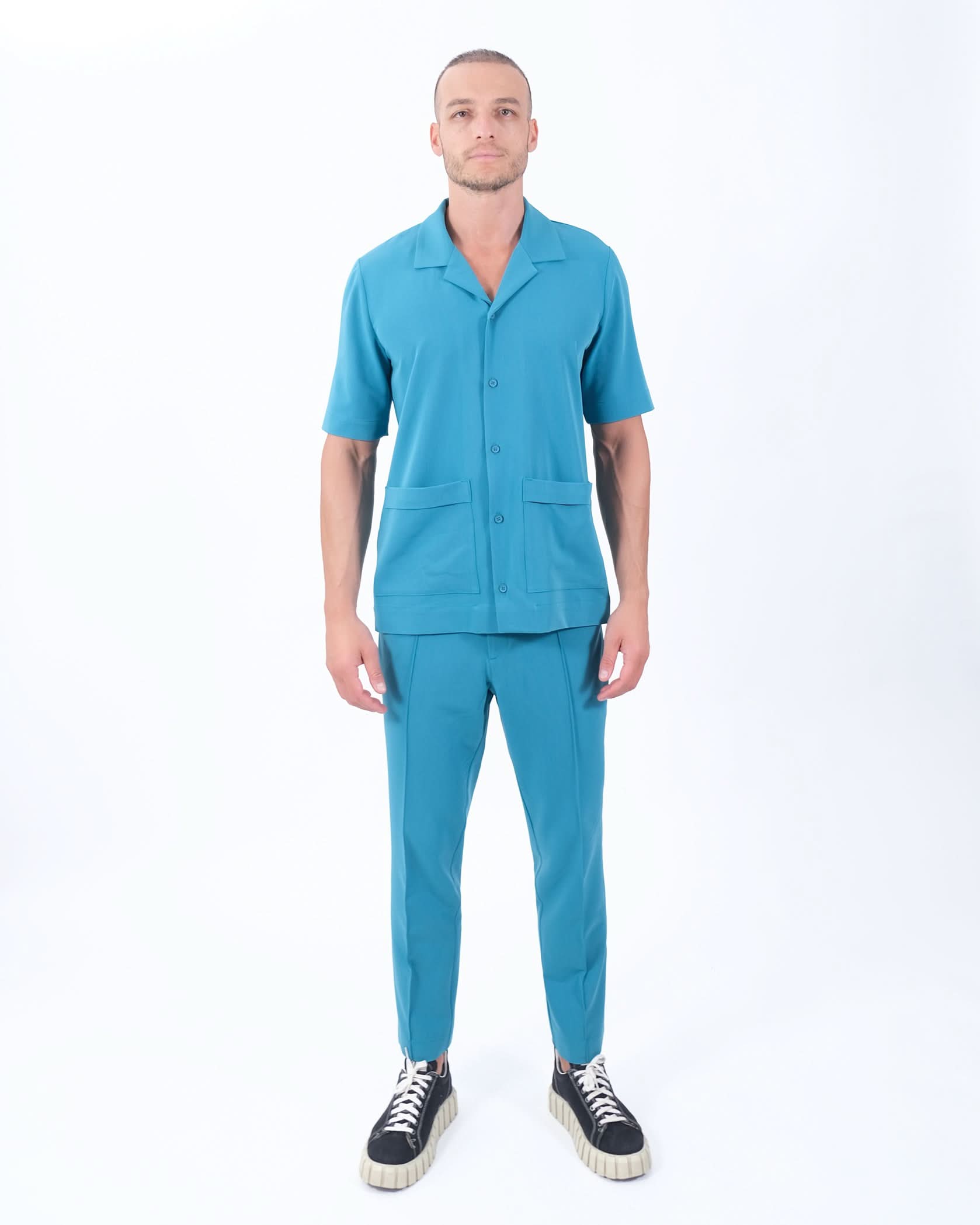 Bluza medicala OSLO turcoaz - 1zero1.ro