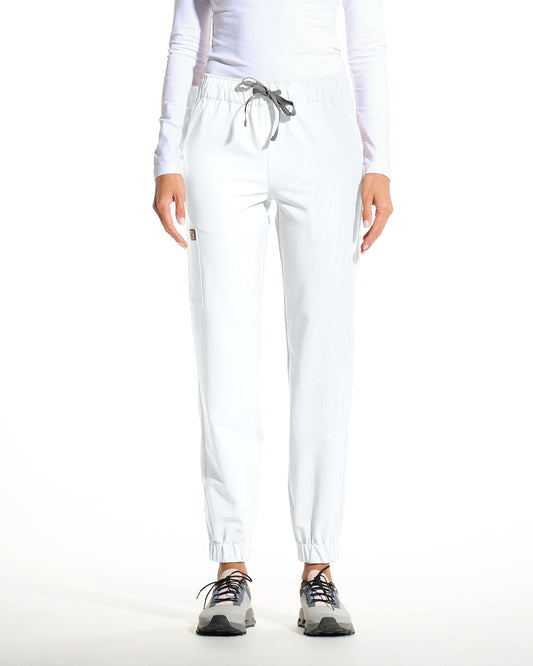 Pantaloni medicali FLEX alb
