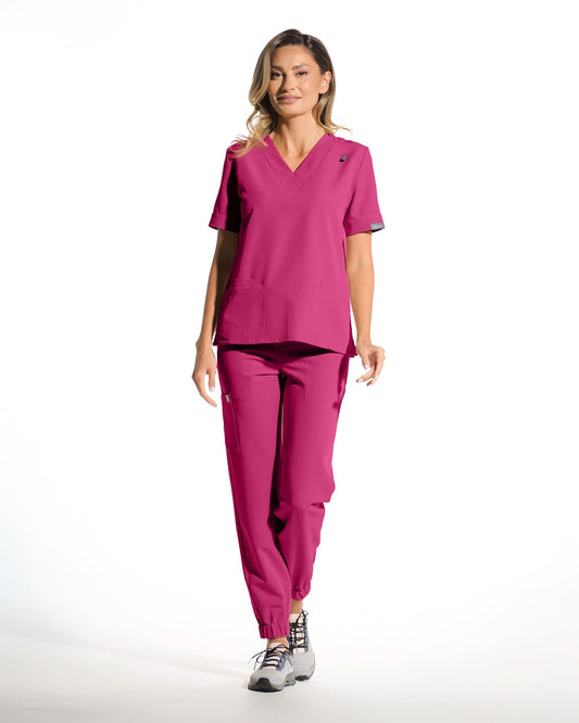 Pantaloni medicali FLEX magenta