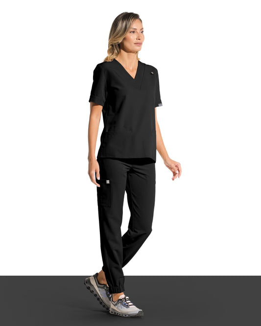 Pantaloni medicali FLEX negru