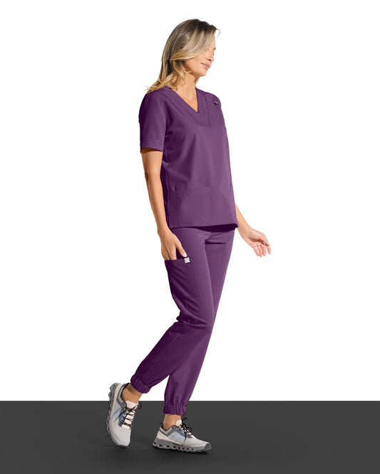 Pantaloni medicali FLEX plum