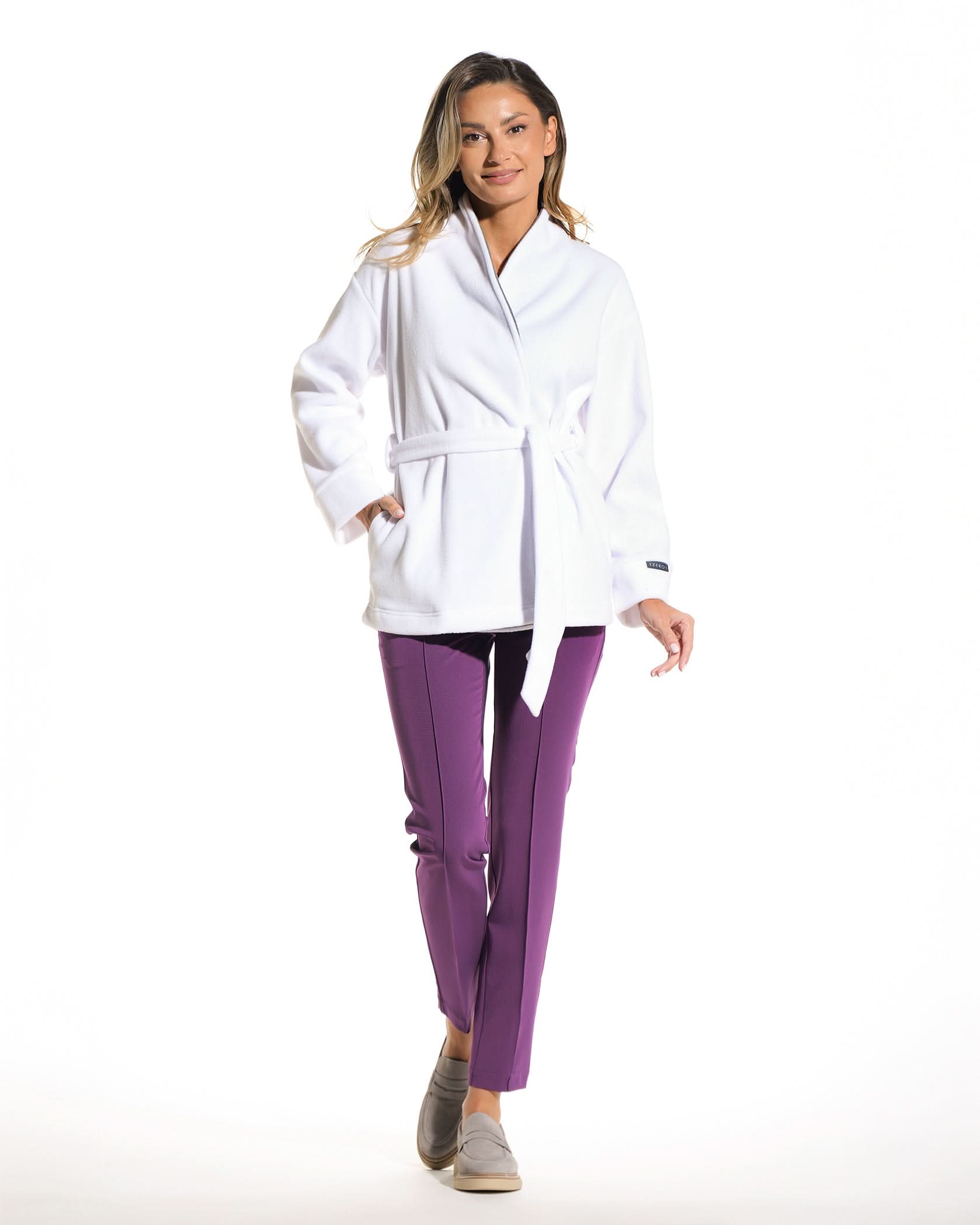 Halat medical dama COZY alb - Imagine 6