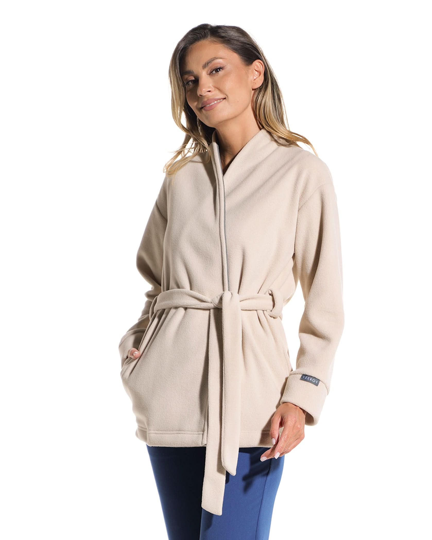 Halat medical dama COZY latte - Imagine 4