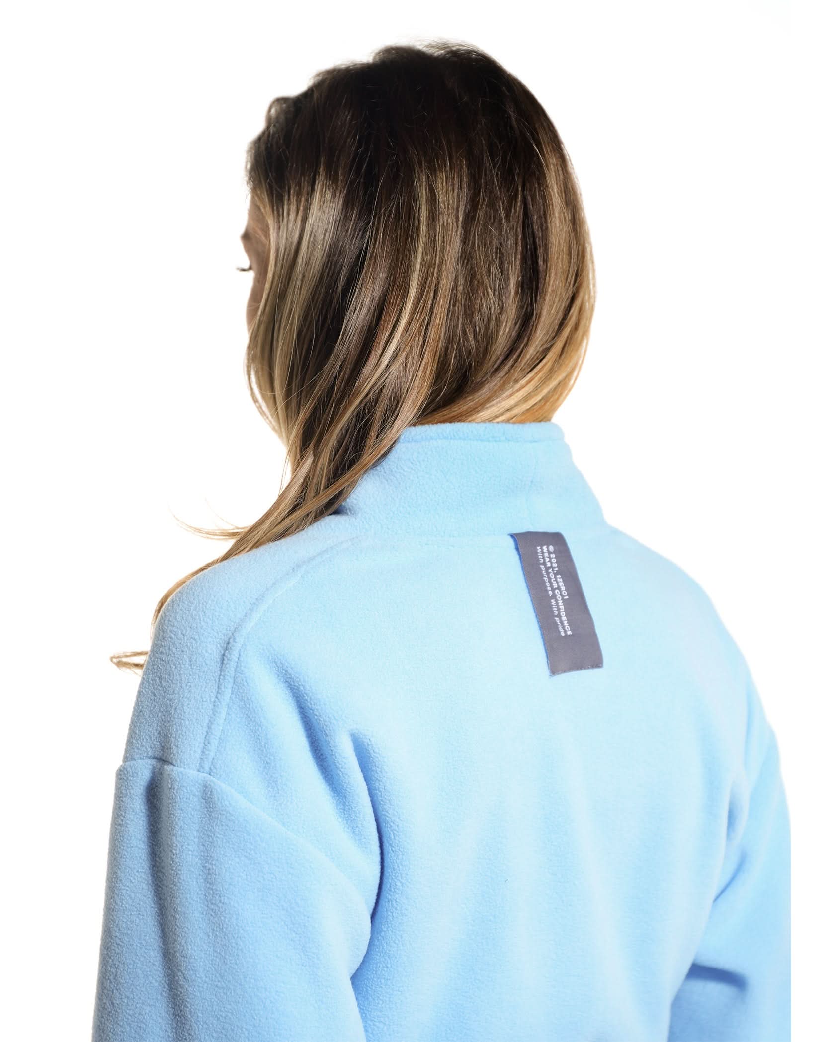 Halat medical dama LOTUS blue - Imagine 3