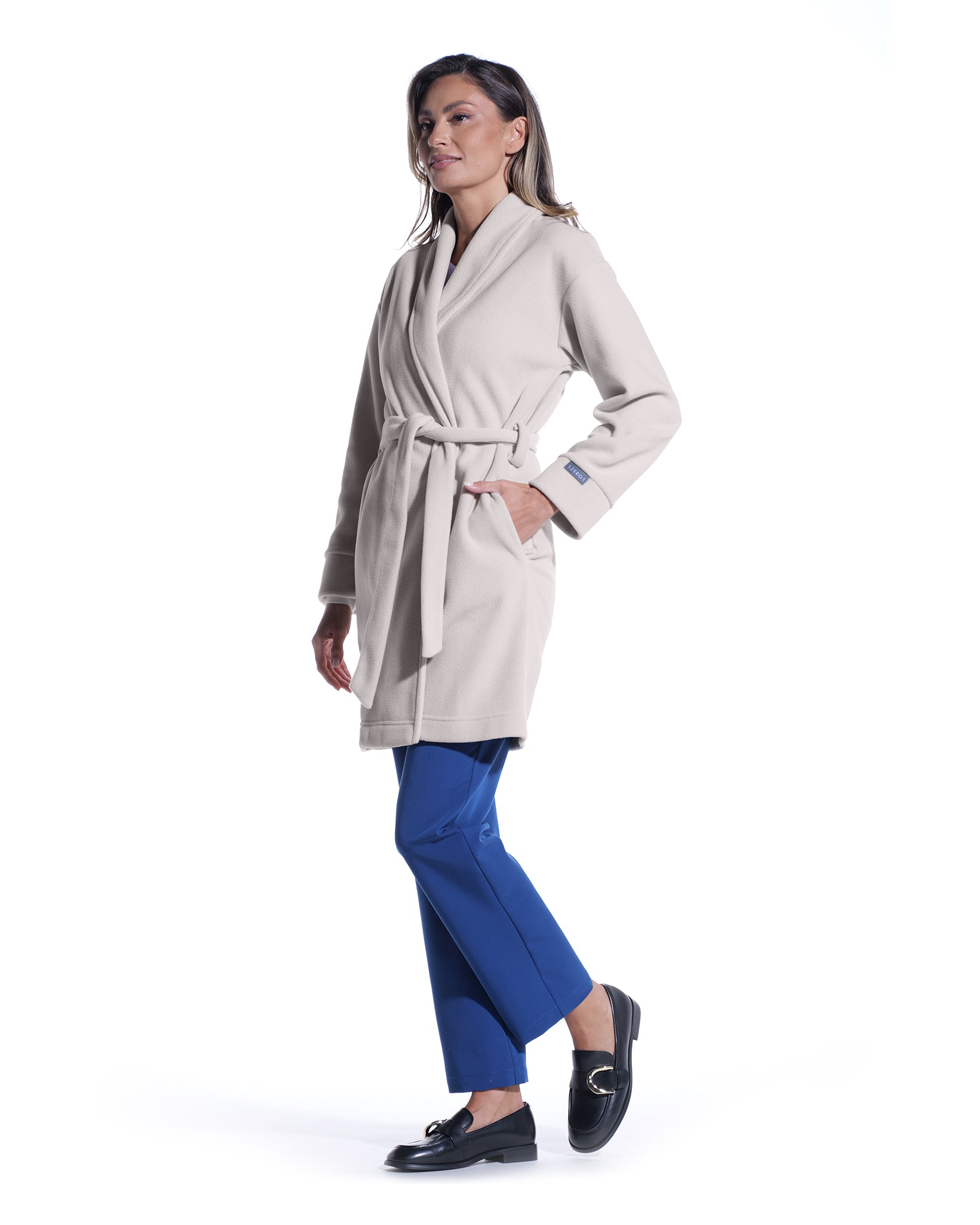 Halat medical dama SOFT grej - Imagine 4