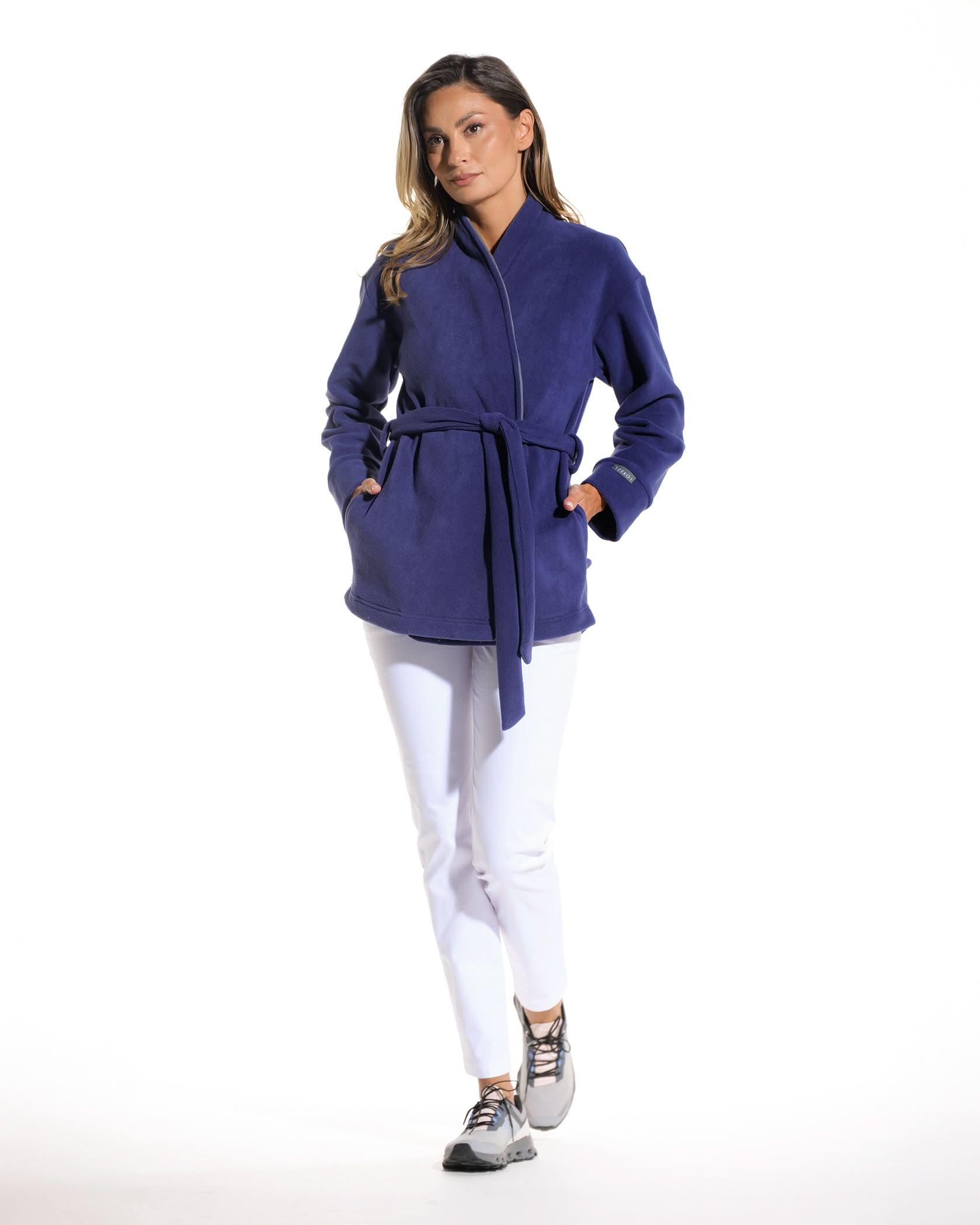 Halat medical dama COZY indigo - Imagine 7