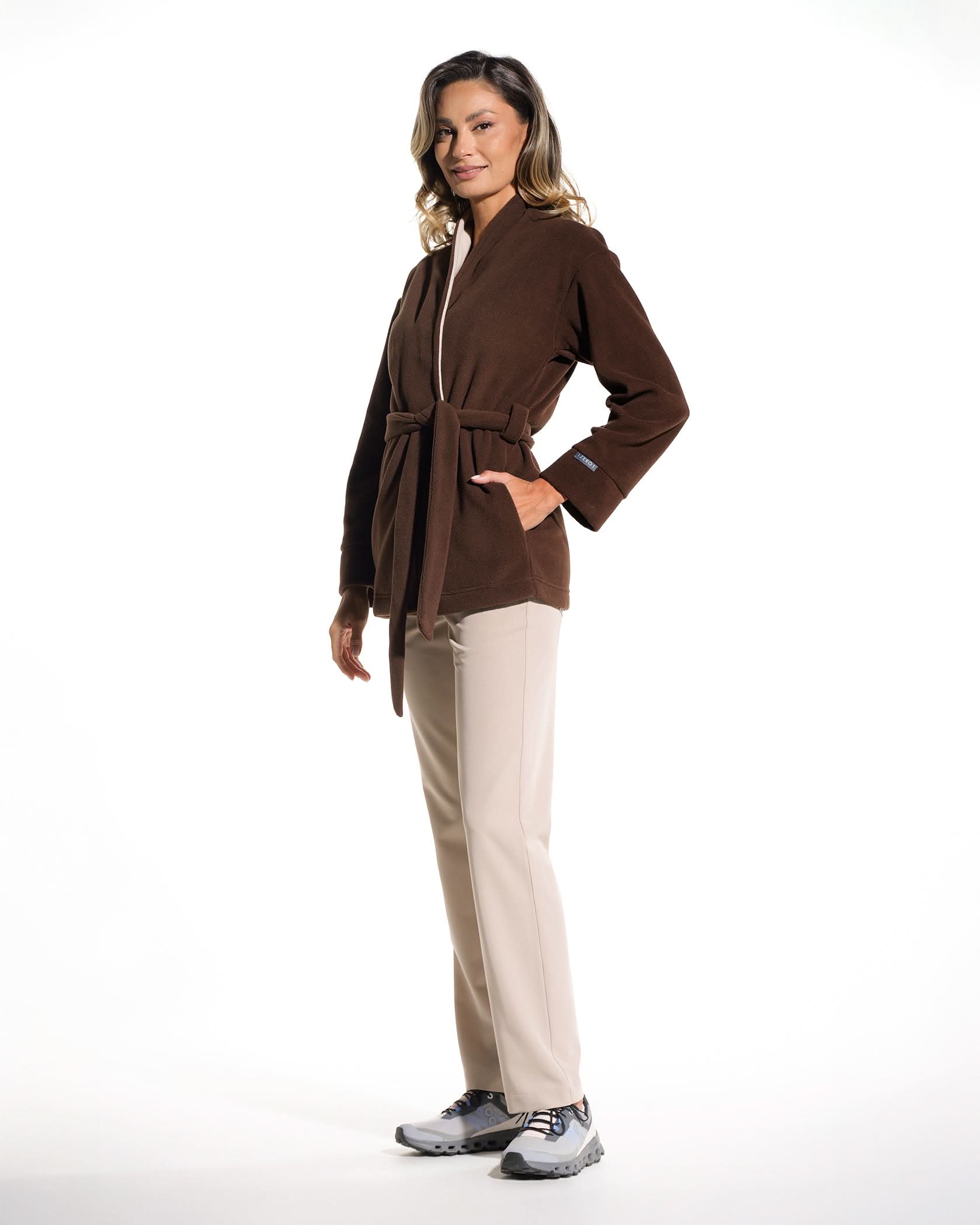 Halat medical dama COZY mocha - Imagine 5