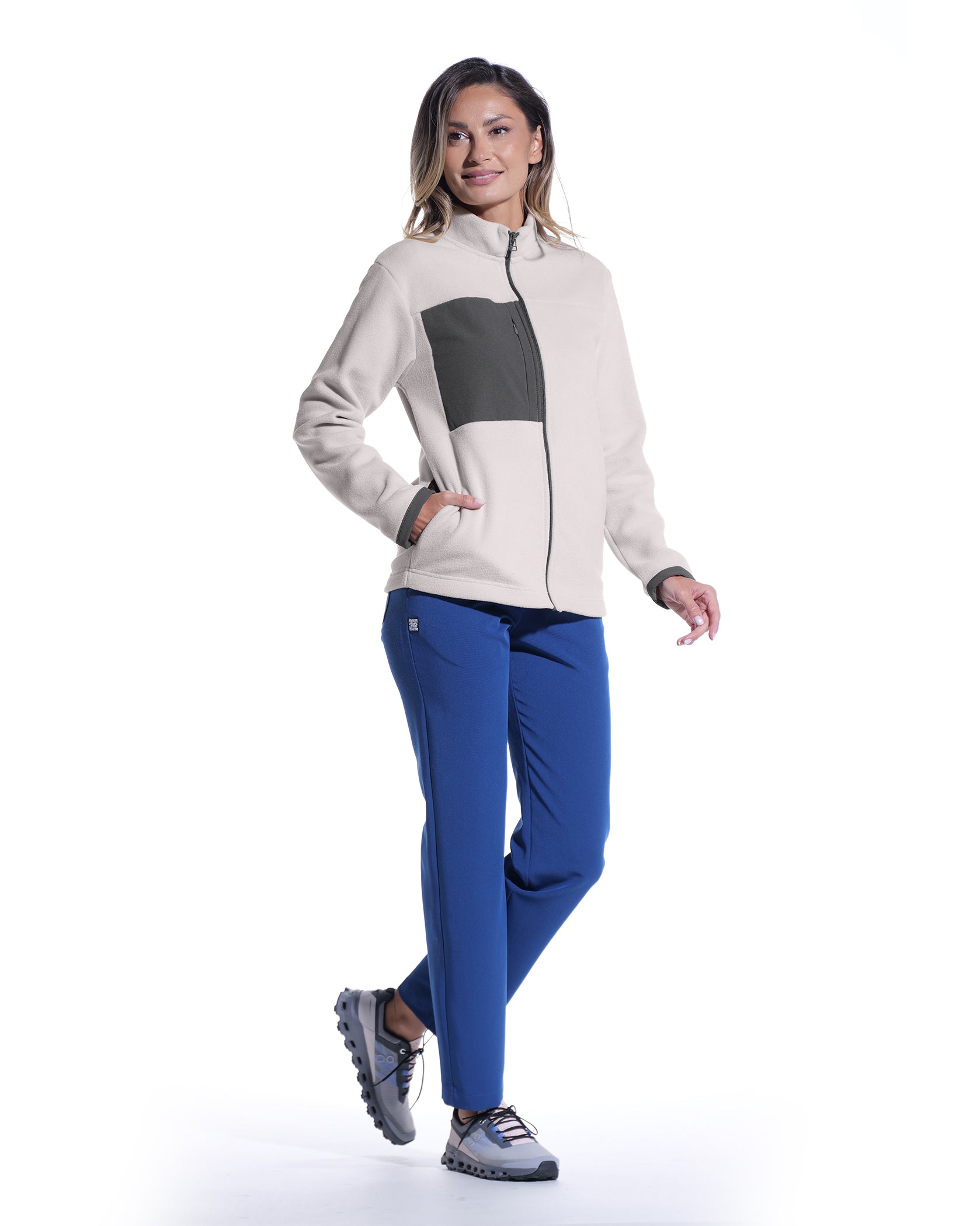 Jacheta medicala dama CLOUD grej - Imagine 4
