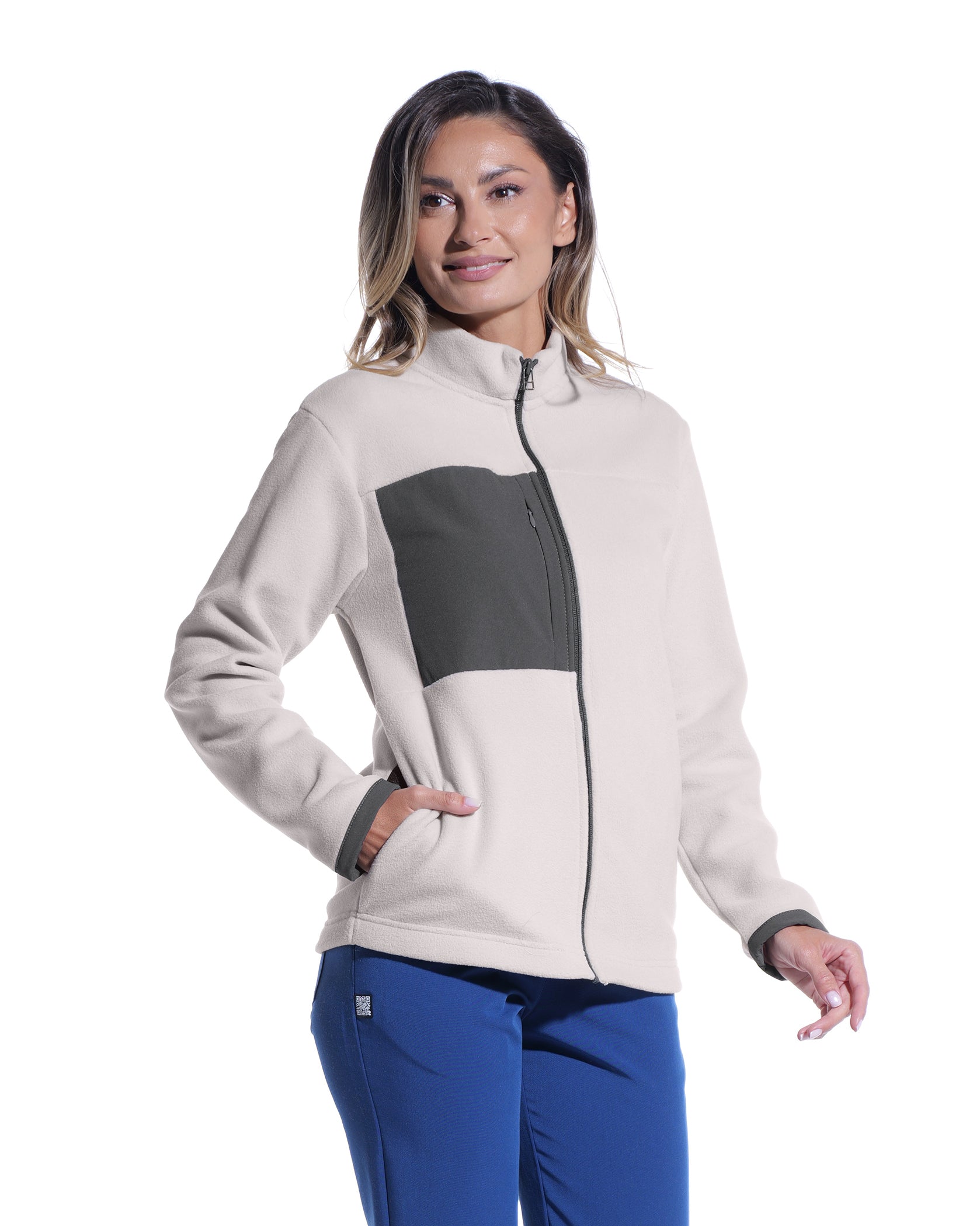 Jacheta medicala dama CLOUD grej - Imagine 6