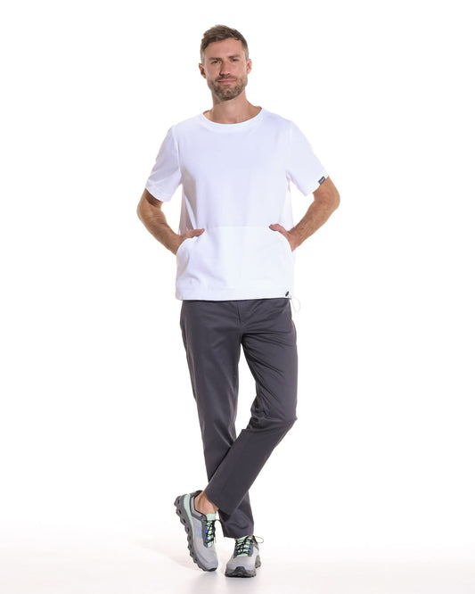 Pantaloni medicali JEANS gri barbati - 1zero1.ro