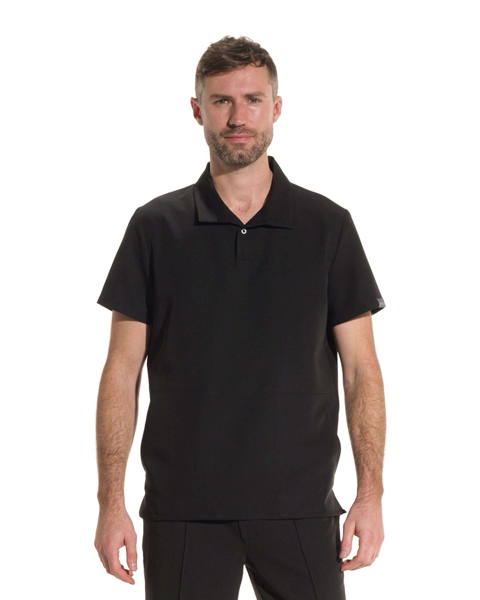 Bluza medicala barbati COS negru - 1zero1.ro