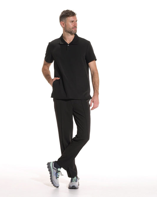 Bluza medicala barbati COS negru - 1zero1.ro