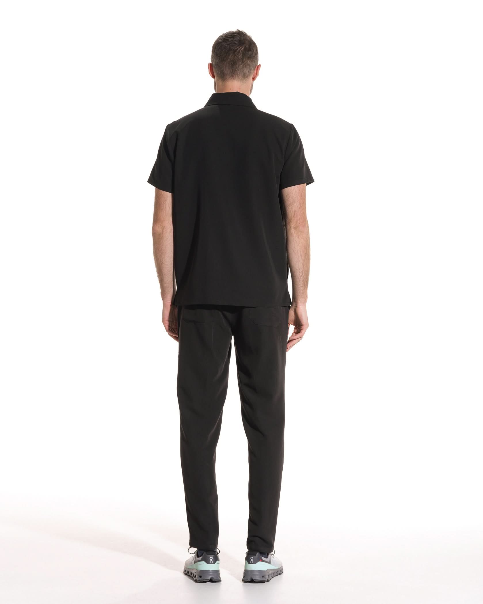 Bluza medicala barbati COS negru - 1zero1.ro