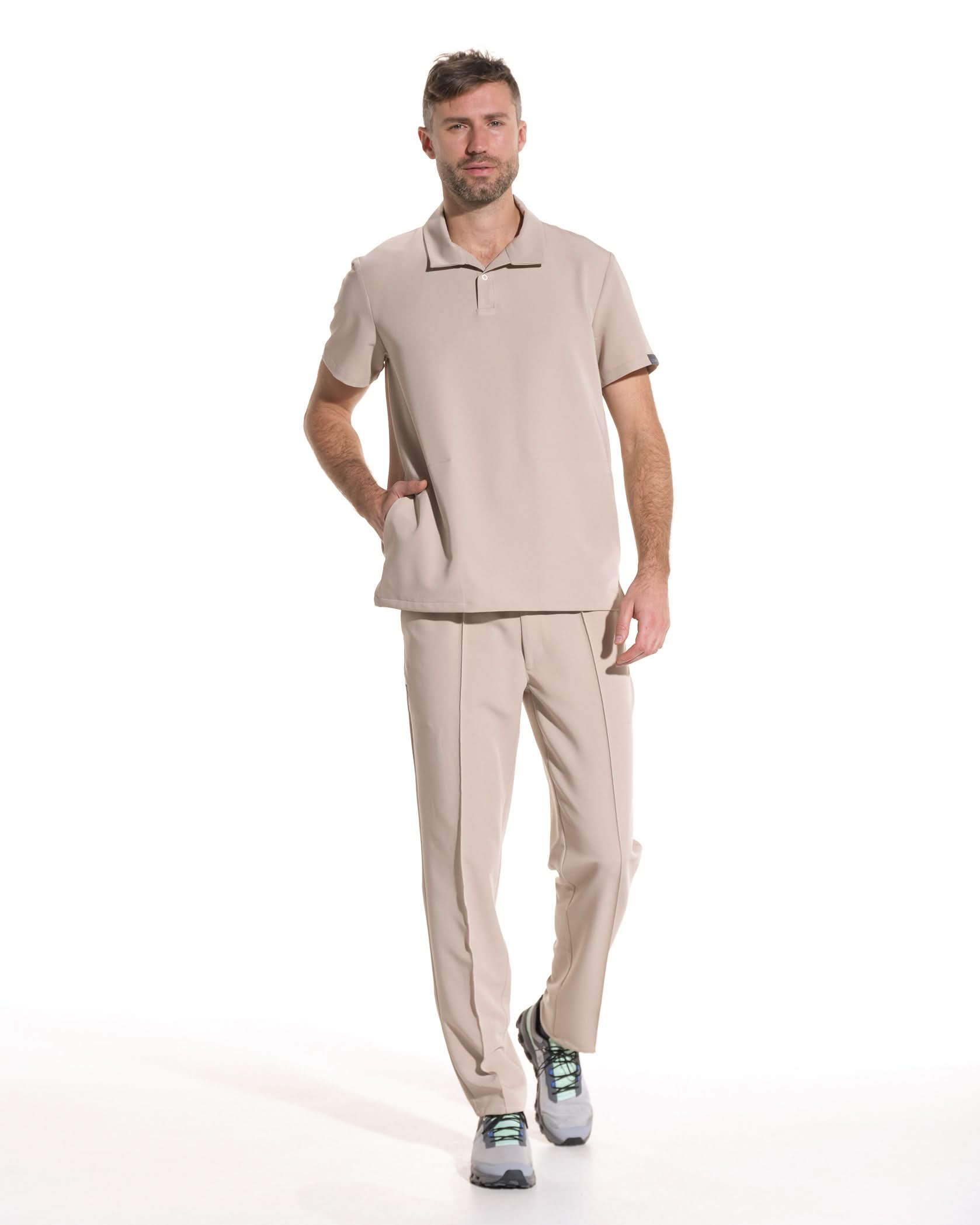 Bluza medicala barbati COS latte - 1zero1.ro