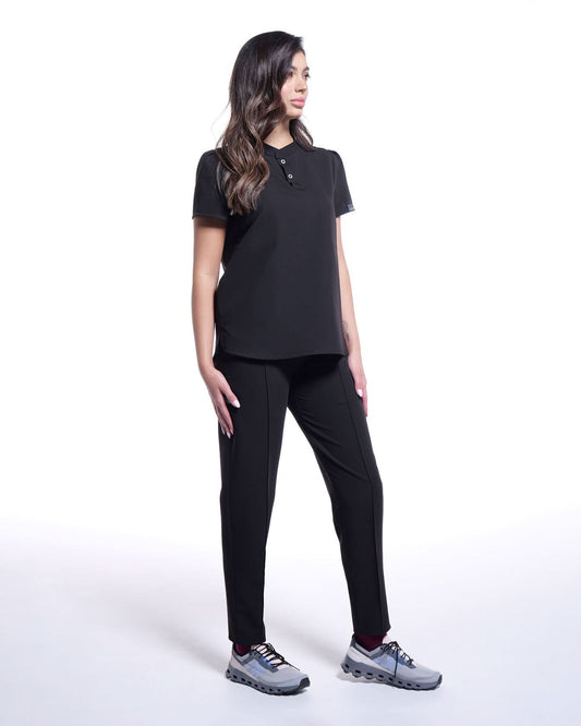 Bluza medicala FRIDA negru - 1zero1.ro
