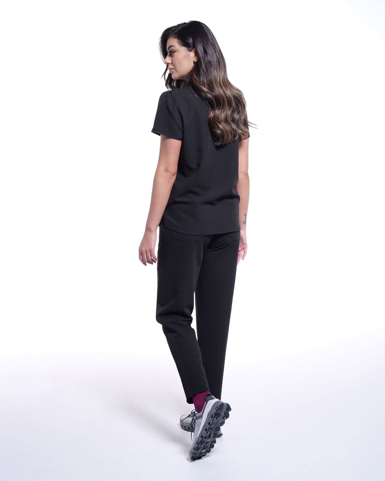 Bluza medicala FRIDA negru - 1zero1.ro