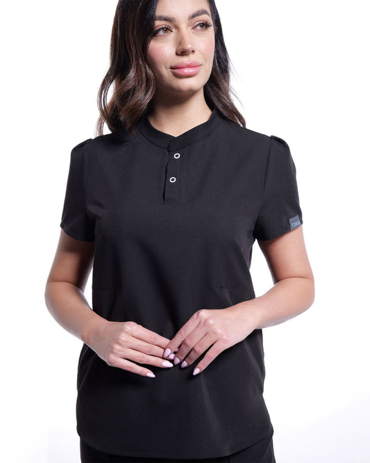 Bluza medicala FRIDA negru - 1zero1.ro