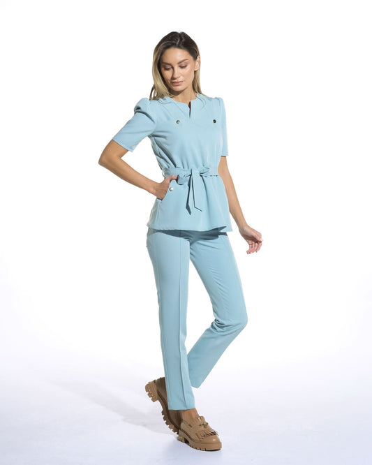 Pantaloni NOVUM blue - 1zero1.ro