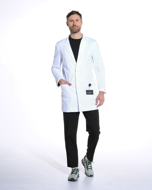 Halat medical barbati EDRIC alb - 1zero1.ro