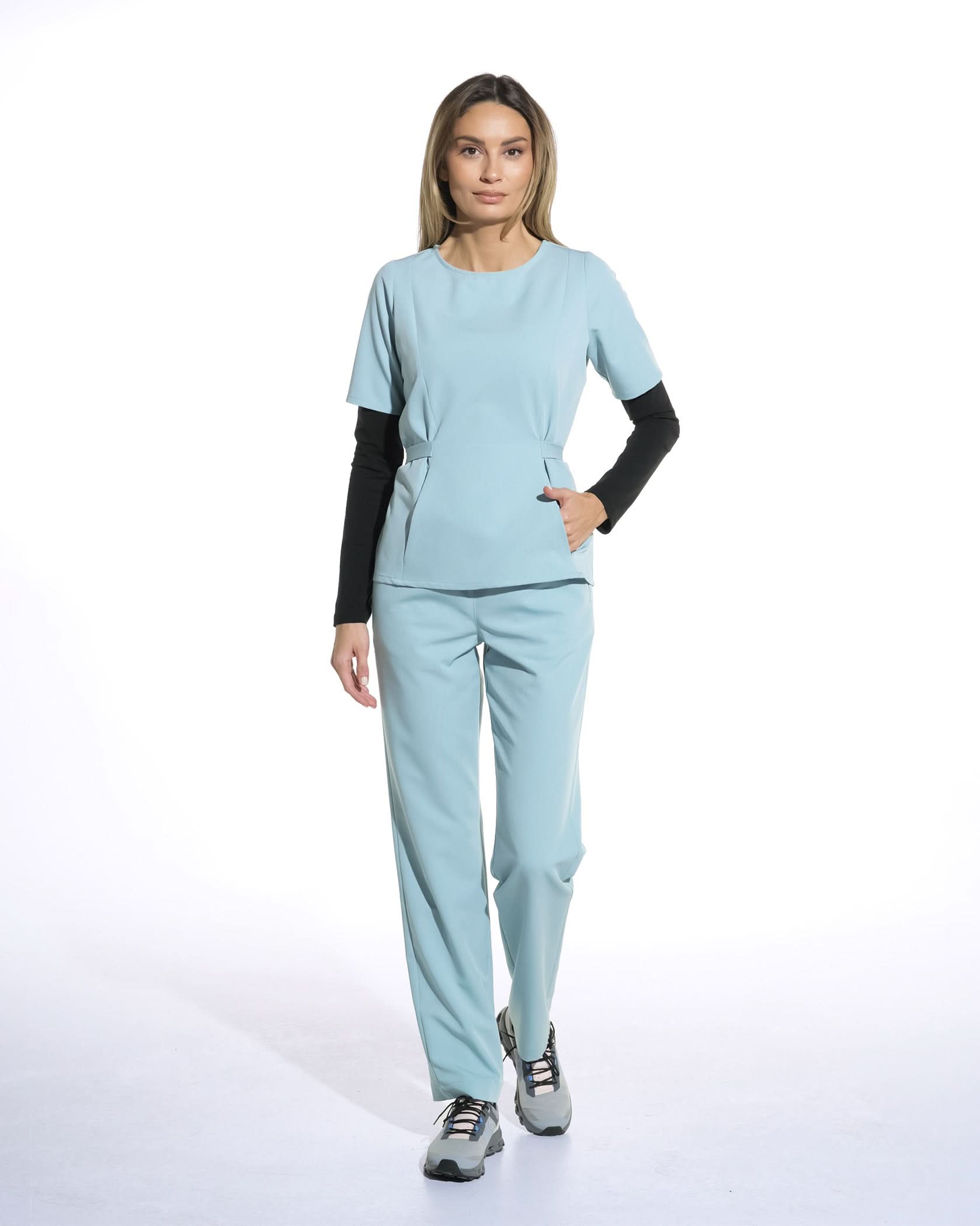 Bluza cu maneca lunga TRUE negru - 1zero1.ro