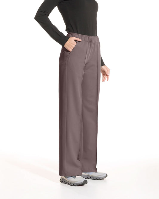 Pantaloni PALAZZO mocha