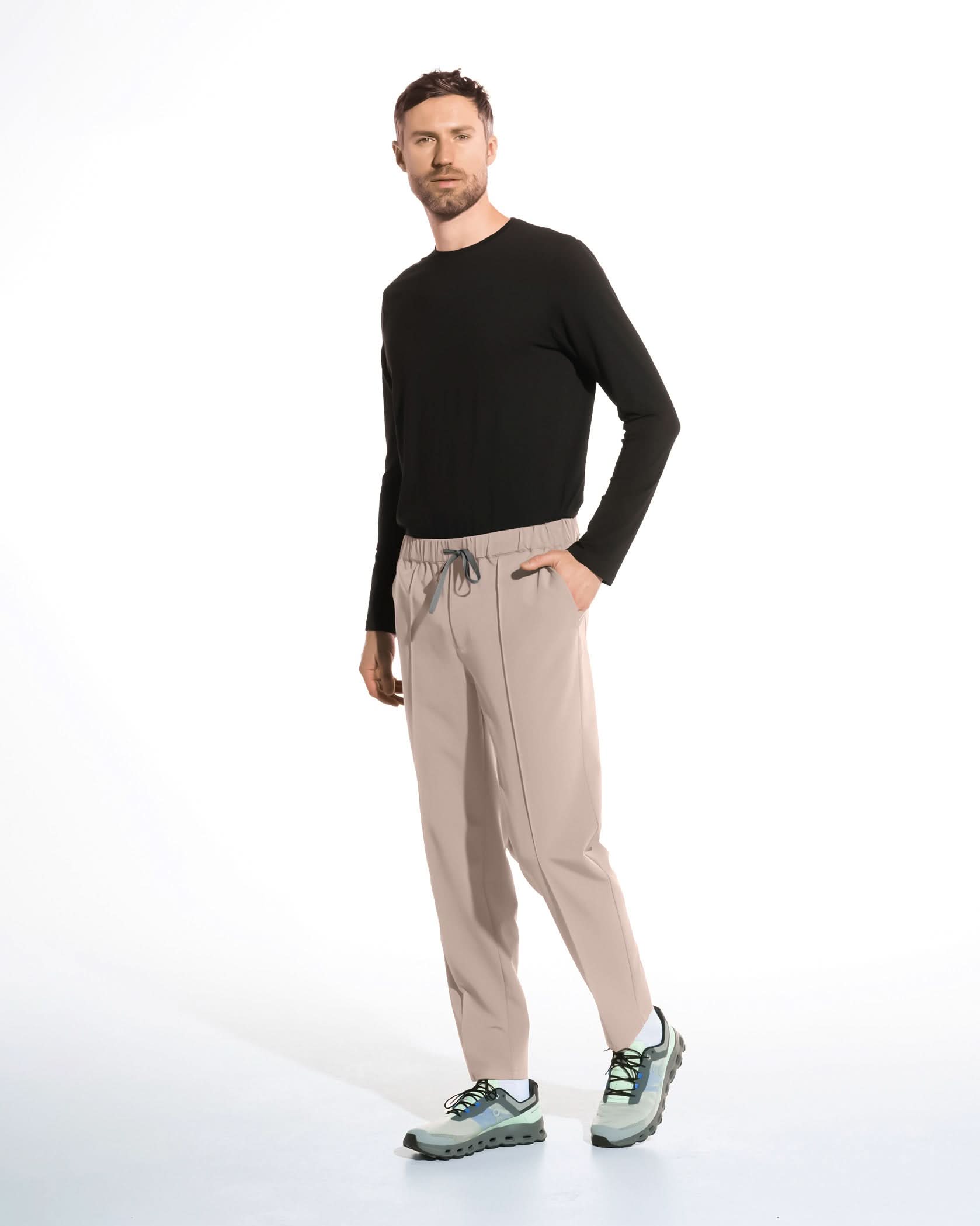 Pantaloni medicali barbati NORM latte - 1zero1.ro