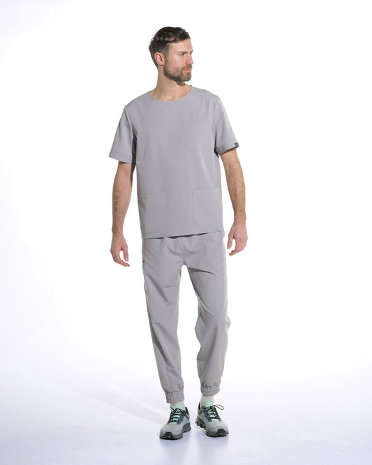 Pantaloni medicali barbati UTILITY gri - 1zero1.ro