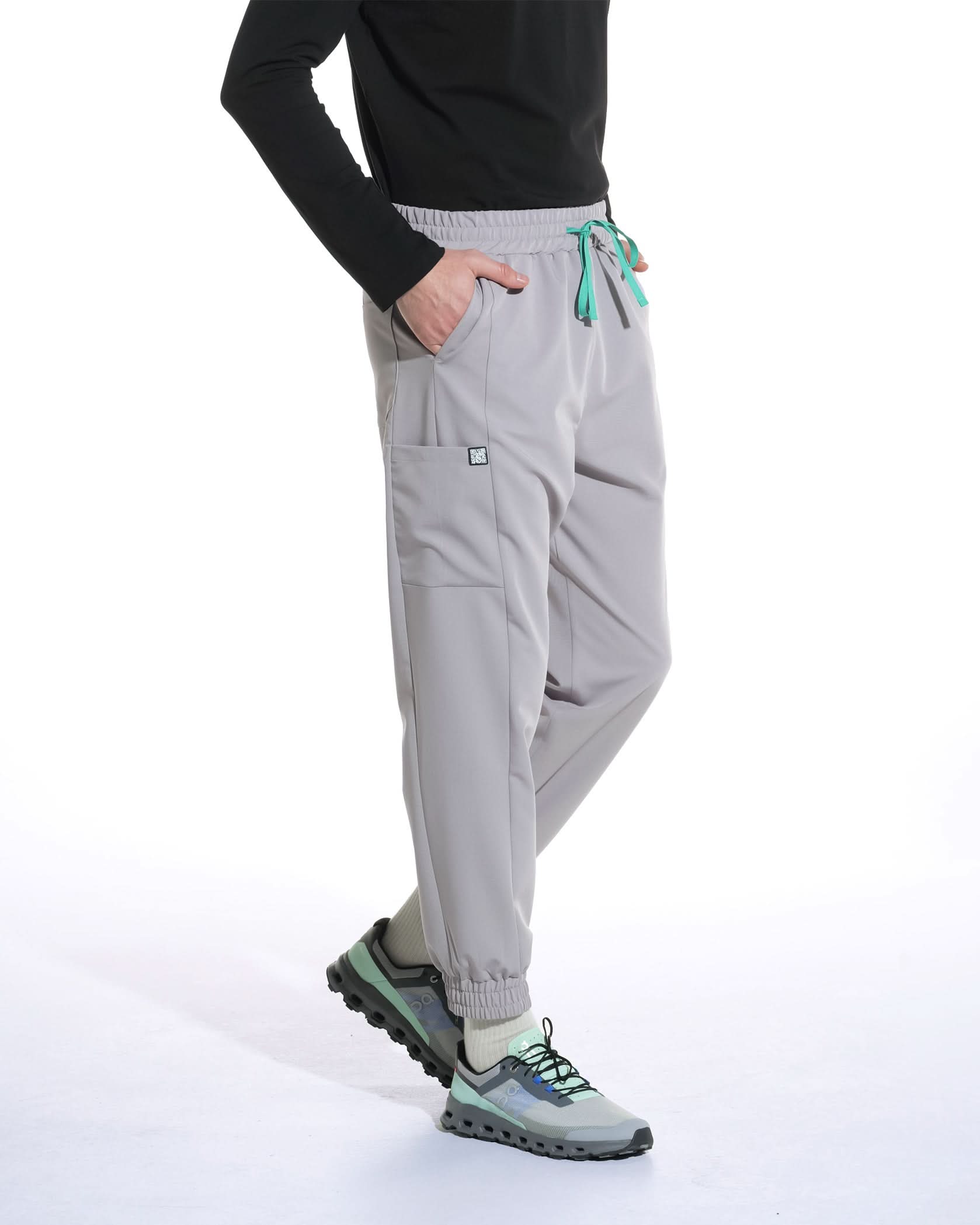 Pantaloni medicali barbati UTILITY gri - 1zero1.ro