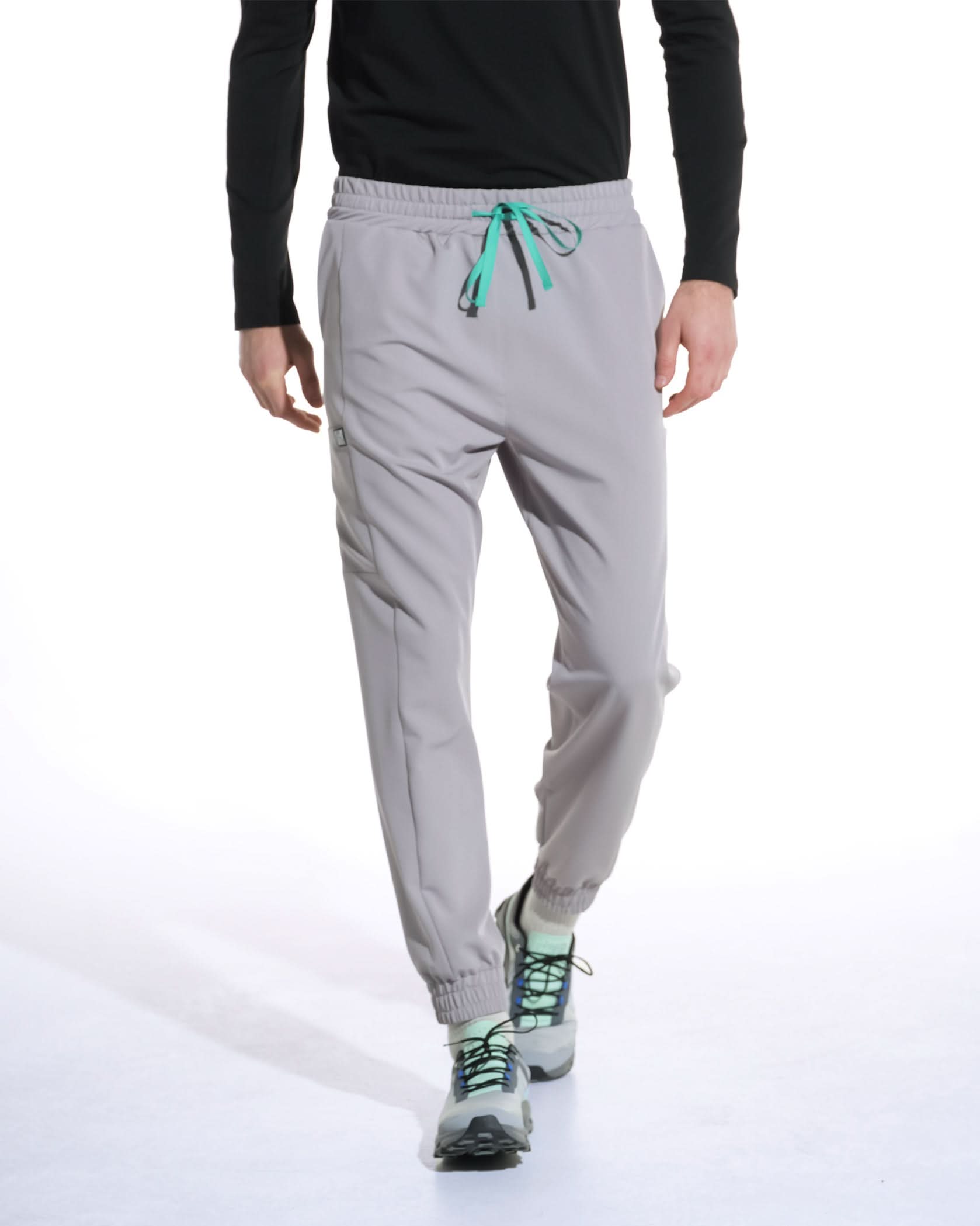 Pantaloni medicali barbati UTILITY gri - 1zero1.ro