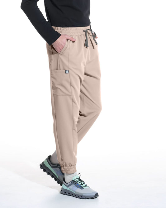 Pantaloni medicali barbati UTILITY latte - 1zero1.ro