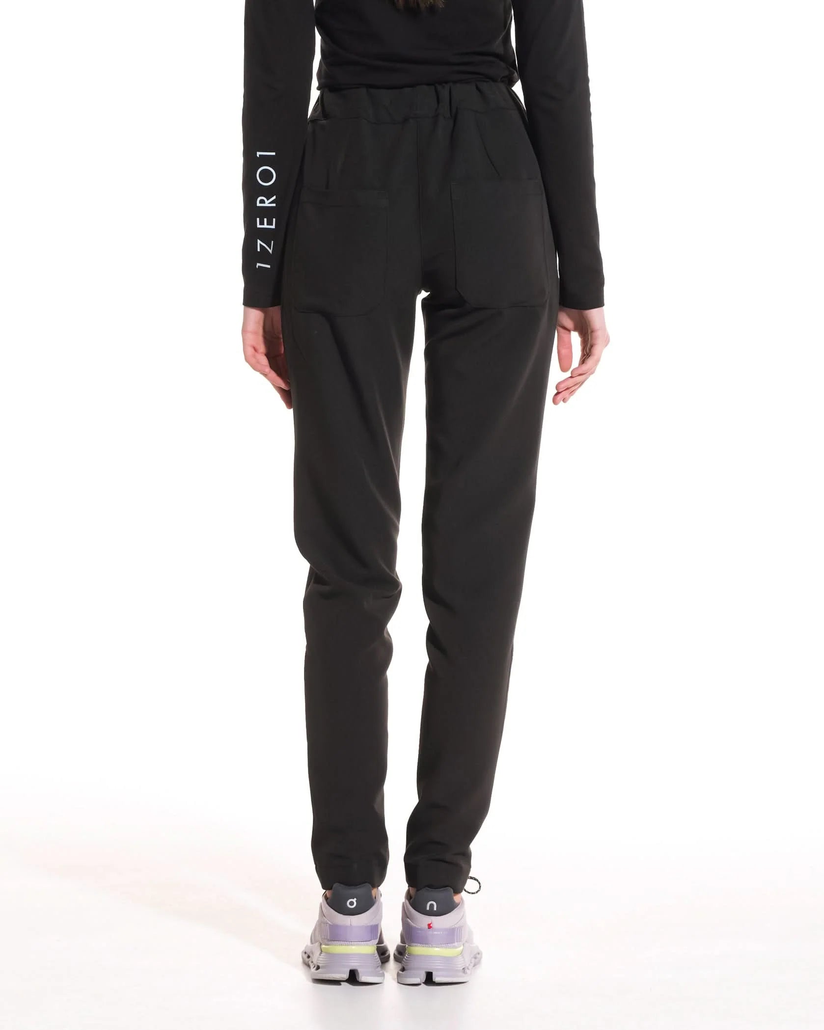 Costum medical CLASIC Negru - Imagine 6