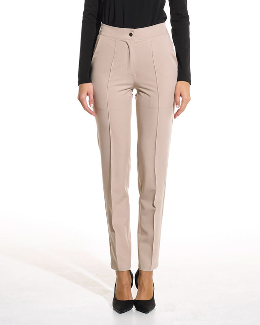 Pantaloni NOVUM latte - 1zero1.ro