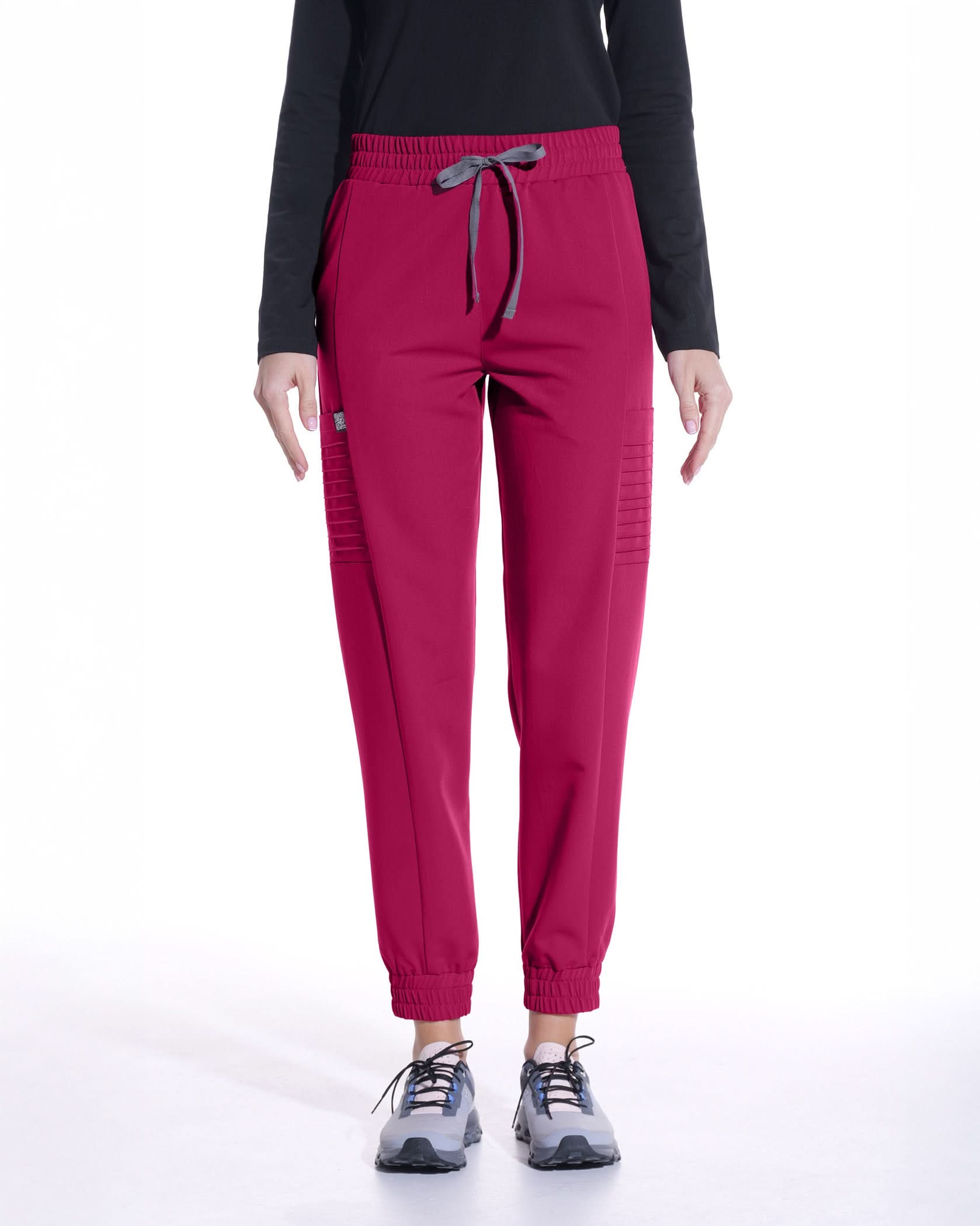 Pantaloni medicali dama UTILITY magenta - 1zero1.ro